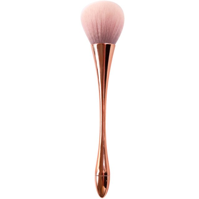 Rose Flower Nail Dust Brush – Soft Gel Polish Cleaning Brush for Nail Art & Manicures