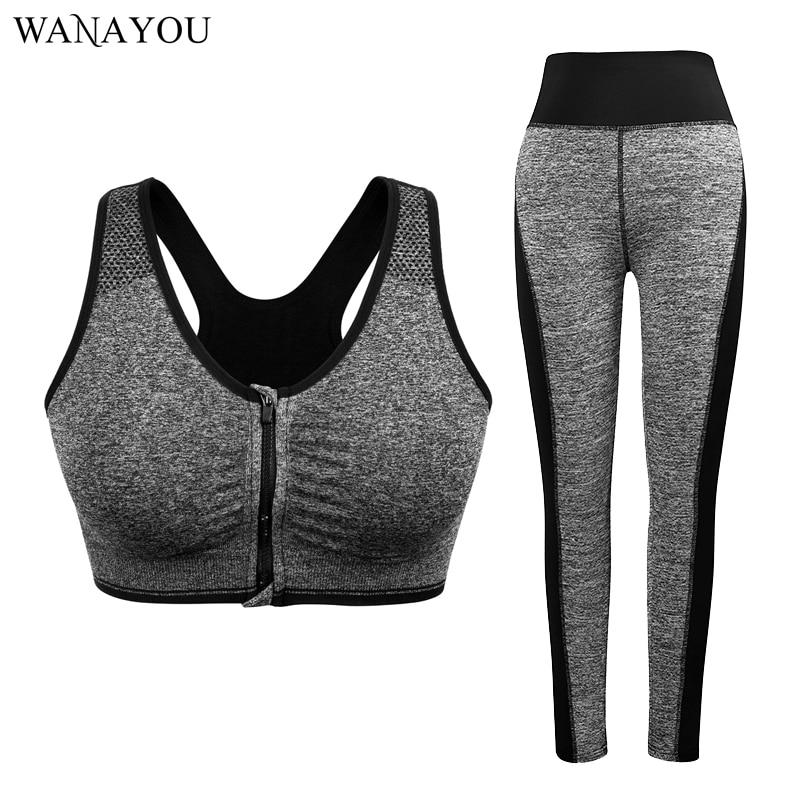 Women's 2-Piece Activewear Set – Sleeveless Workout Top & High-Waist Leggings Yoga Outfit