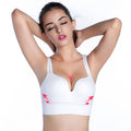 Women's Seamless Racerback Sports Bra – Wireless Padded Full Coverage Yoga & Fitness Bra