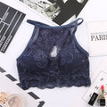 Women's Seamless Wireless Lace Bra – Soft Push-Up Bralette with Breathable Everyday Comfort