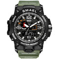 Men's Military Sport Watch – 50M Waterproof LED Digital & Analog Quartz Watch