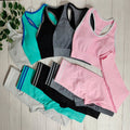 Women's Seamless 2-Piece Yoga Set – Sports Bra & High-Waist Leggings Gym Outfit