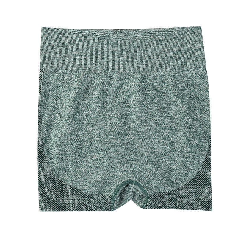 Women's High-Waist Seamless Scrunch Yoga Shorts – Moisture-Wicking Fitness & Running Shorts