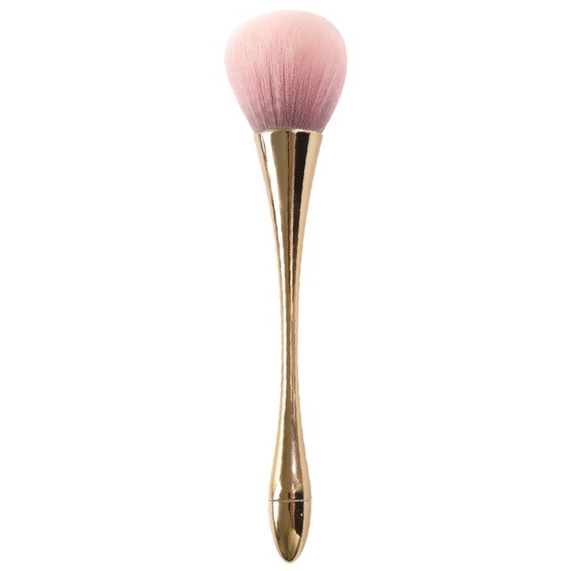 Rose Flower Nail Dust Brush – Soft Gel Polish Cleaning Brush for Nail Art & Manicures