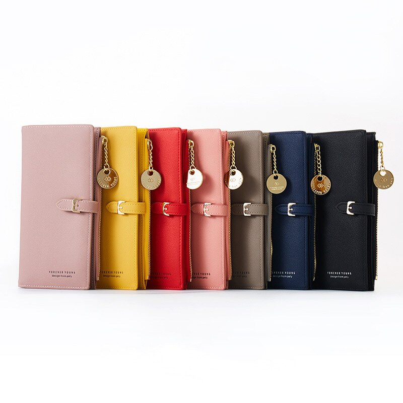 Women's RFID Wristlet Wallet – Large Zip Clutch Phone Wallet & Card Holder